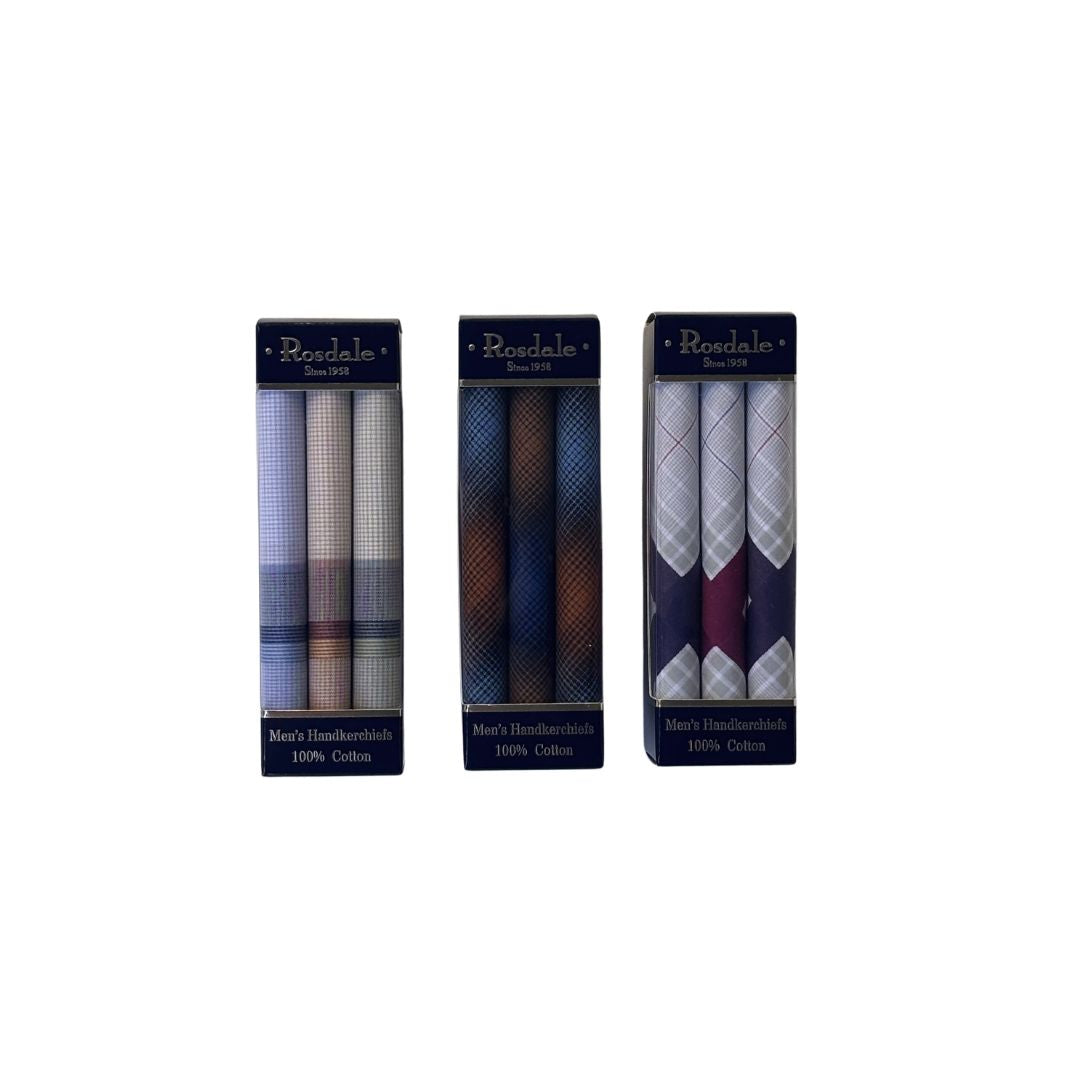 Handkerchief 3-Pack Box Set