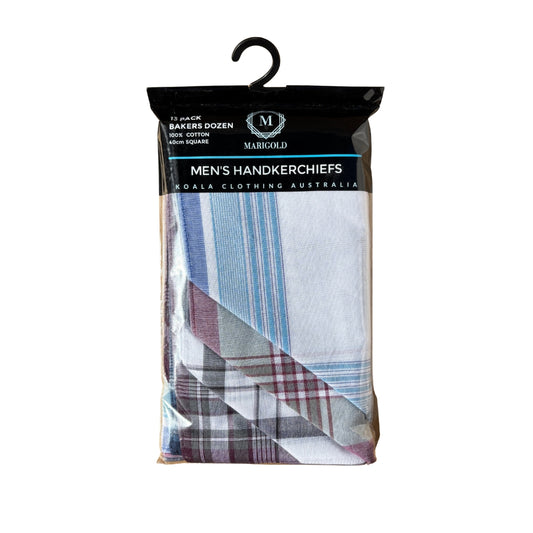 Hankerchief - Cotton 13 pack