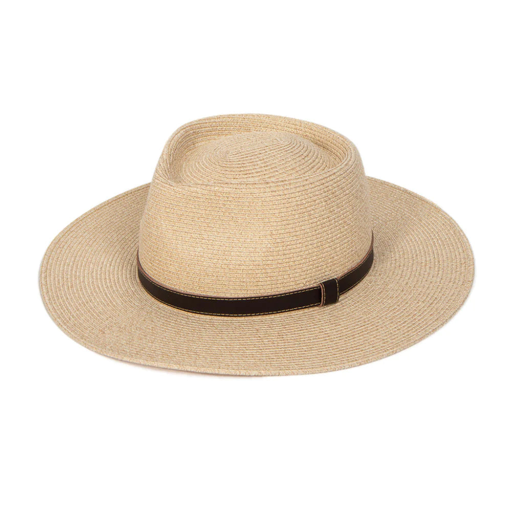 Hunter Creek Fedora L/XL Wheat Mens Hats by ooGee | The Bloke Shop