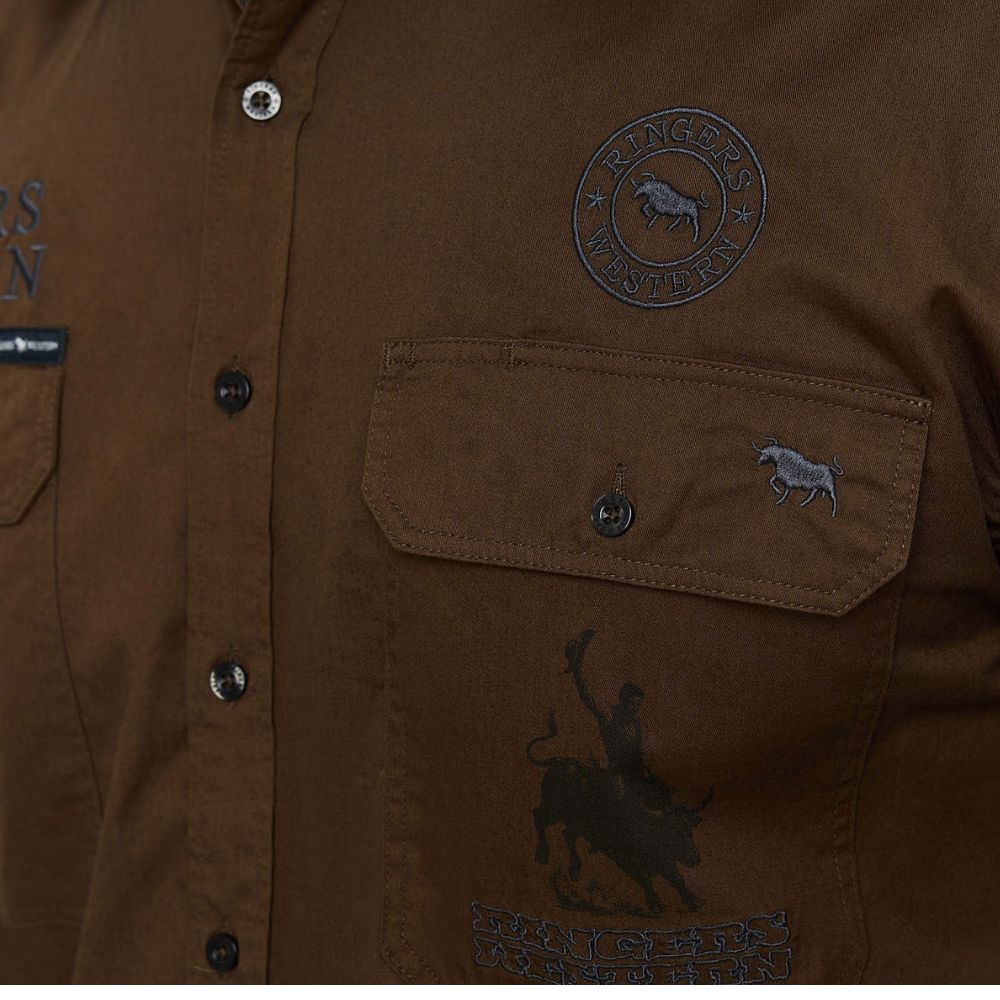 Hawkeye Contrast Collar Shirt