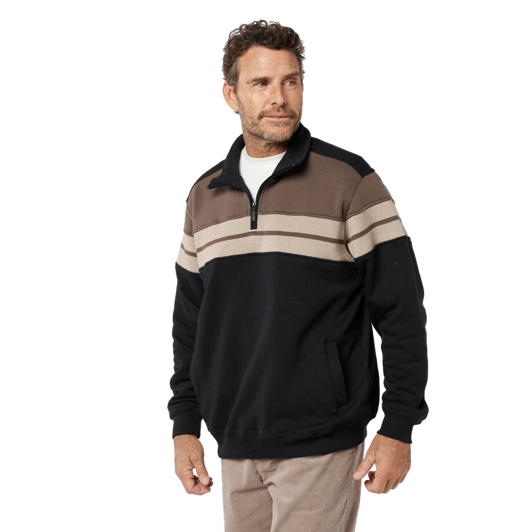 Henrich Snowy Mt Half Zip Fleece Jumper