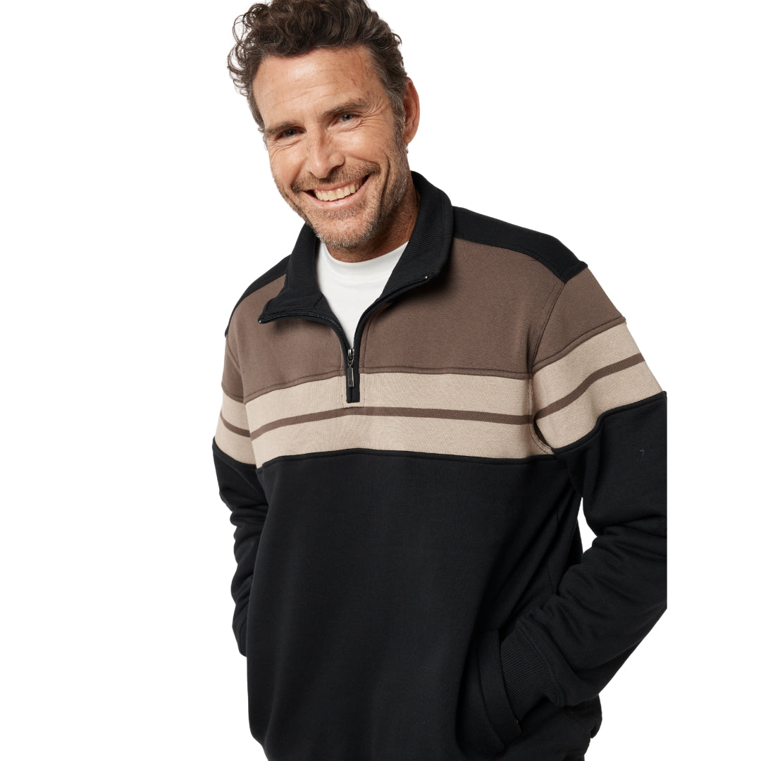 Henrich Snowy Mt Half Zip Fleece Jumper