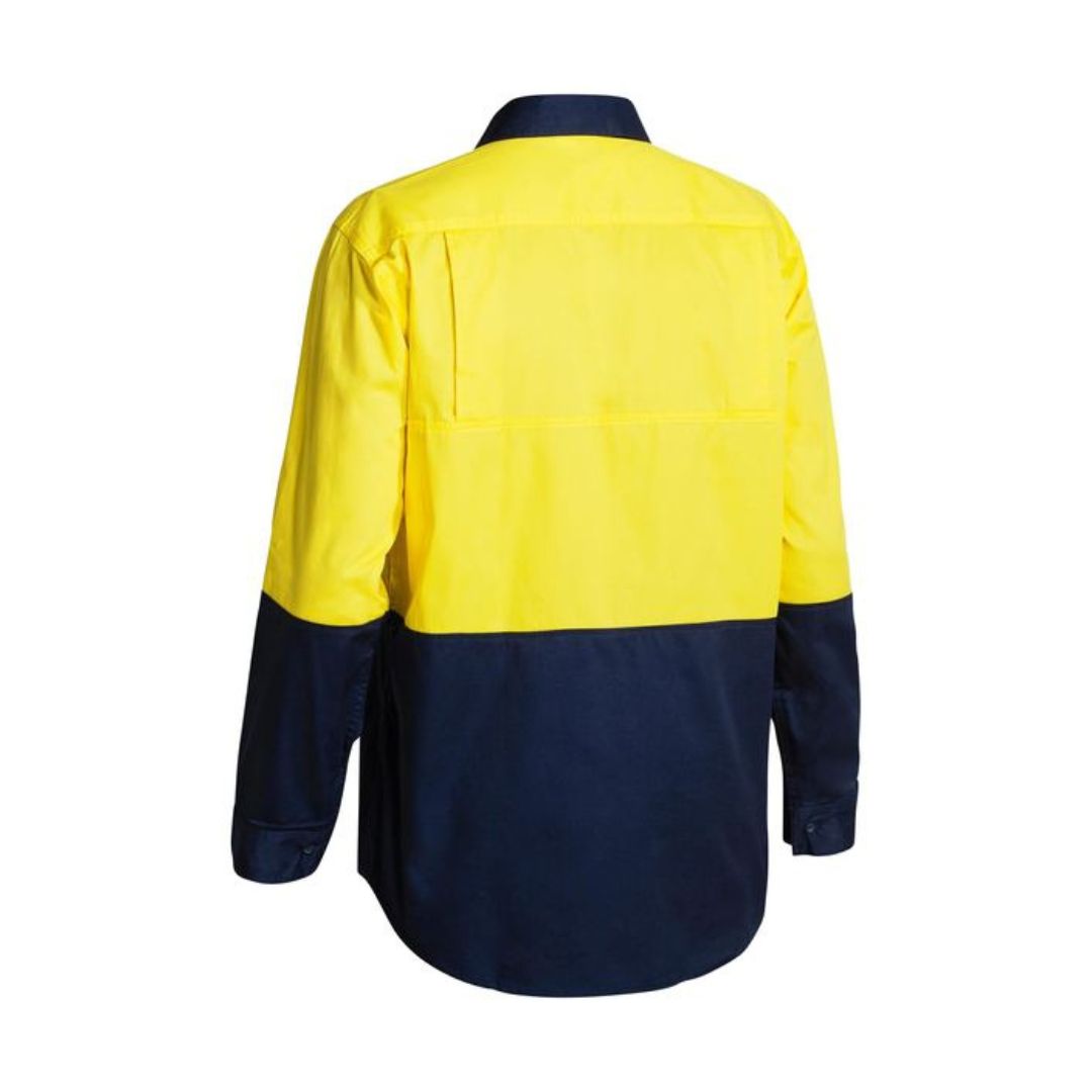 Hi-Vis Cool Lightweight Shirt - Long Sleeve Workwear by Bisley | The Bloke Shop