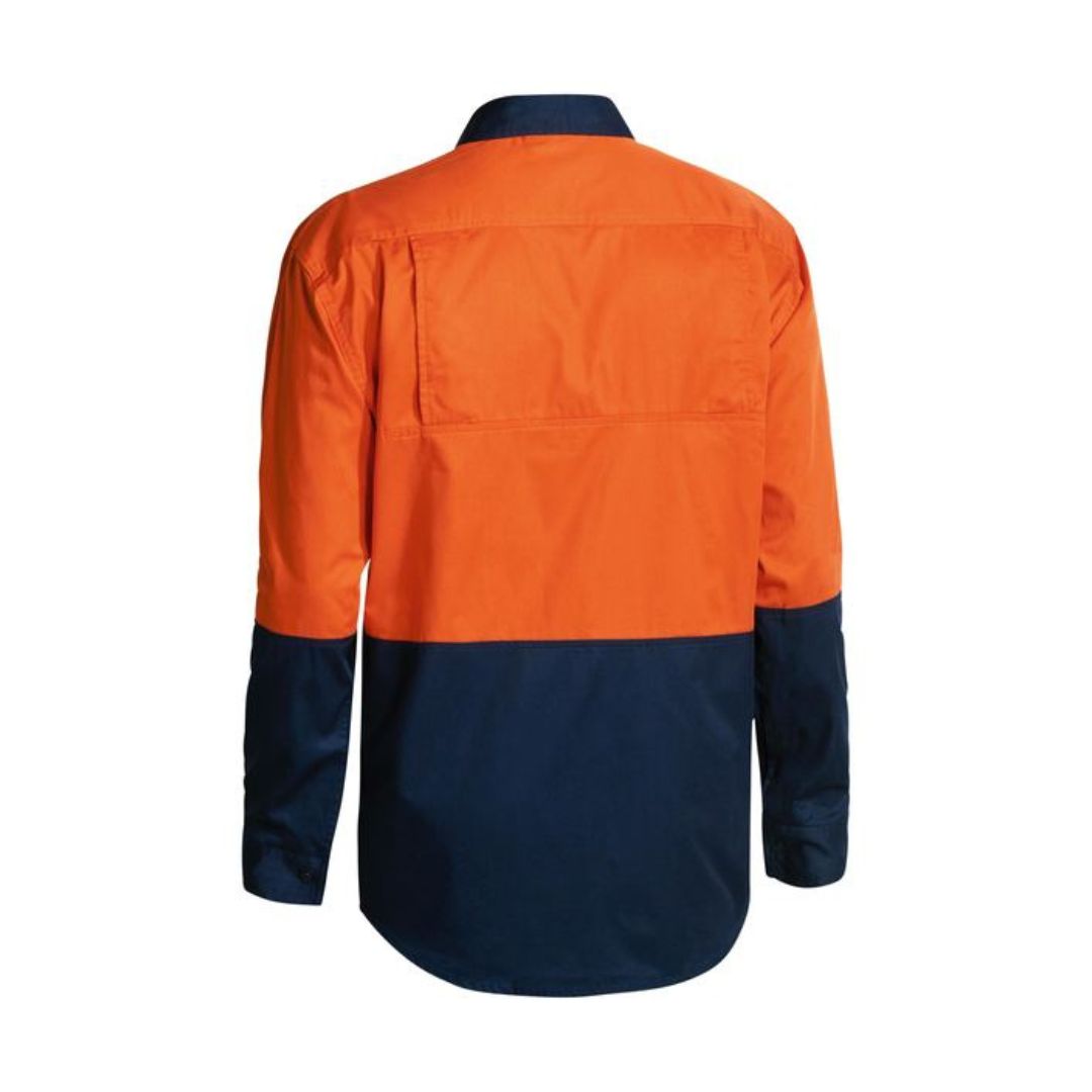 Hi-Vis Cool Lightweight Shirt - Long Sleeve Workwear by Bisley | The Bloke Shop