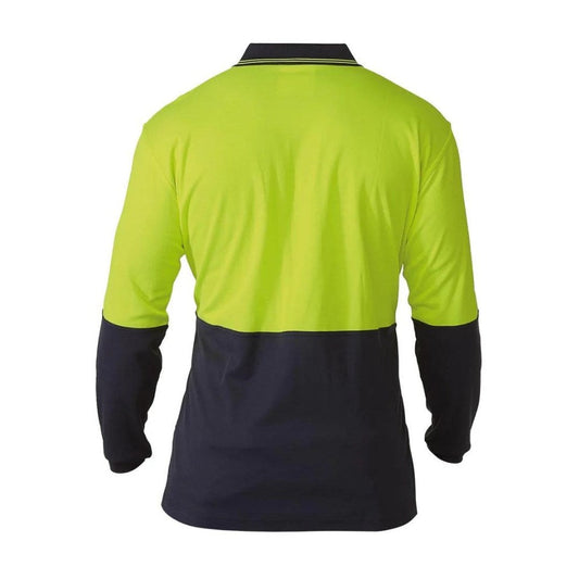 Hi-Vis Polo Shirt - Long Sleeve Workwear by Bisley | The Bloke Shop