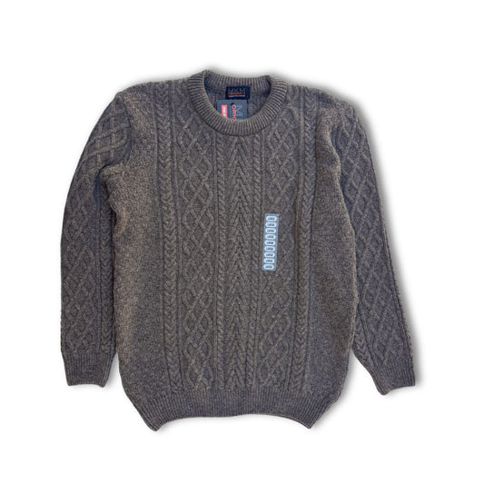 Highland Crew Neck Wool Knit Jumper