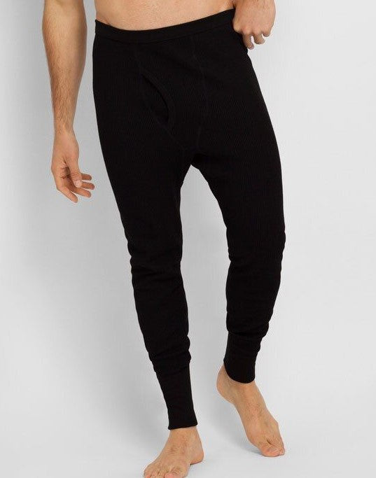 Holeproof Aircel Thermal Long John Trouser S Black Mens Underwear by Holeproof | The Bloke Shop