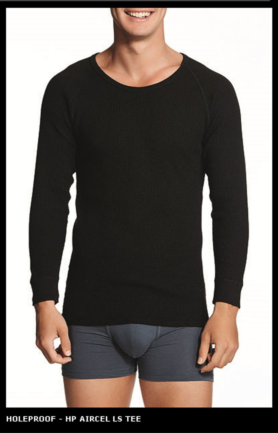 Holeproof Aircel Thermal Long Sleeve T-Shirt Mens Underwear by Holeproof | The Bloke Shop