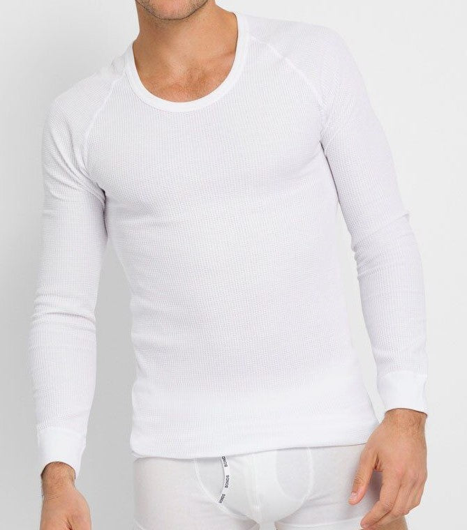 Holeproof Aircel Thermal Long Sleeve T-Shirt S White Mens Underwear by Holeproof | The Bloke Shop