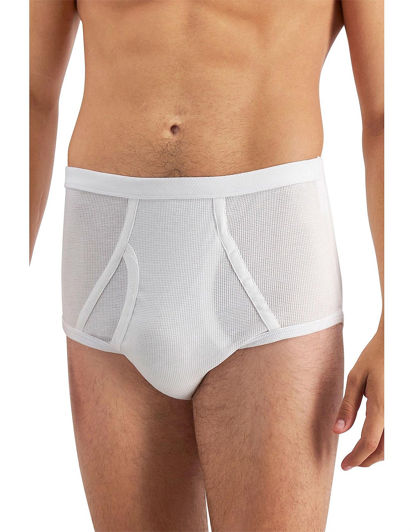 Holeproof All Seasons Brief White Mens Underwear by Holeproof | The Bloke Shop