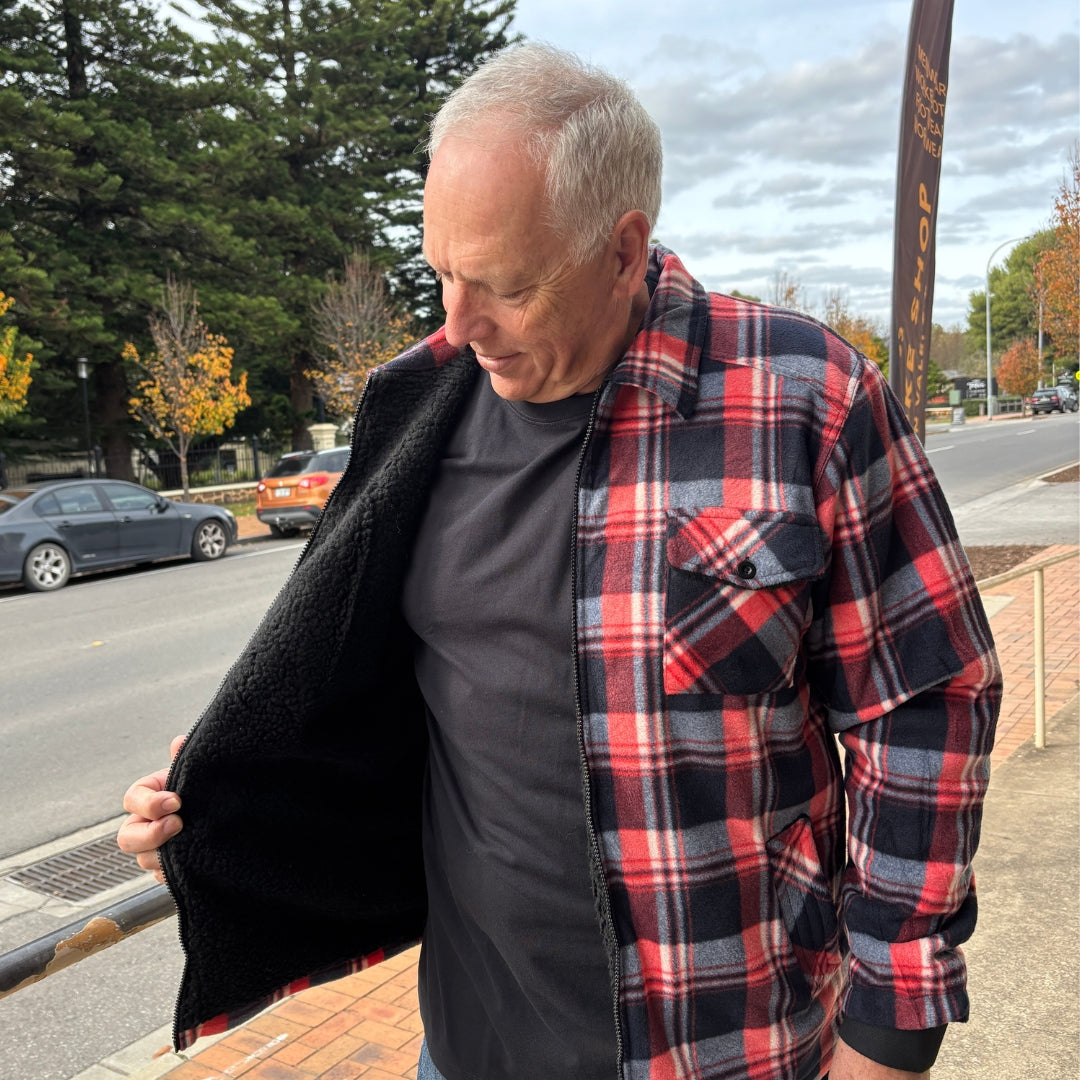 Jacket Sherpa Lined Polar Fleece