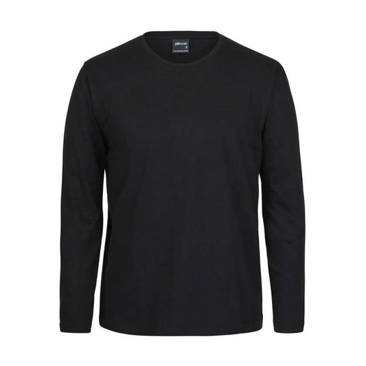 JBs Long Sleeve T Shirt No Cuff 3XL Black Mens Tshirt by JBs Wear | The Bloke Shop