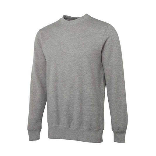 JBs Fleecy Sweater Crew Neck 3XL Grey Marle Mens Winter Top by JBs Wear | The Bloke Shop