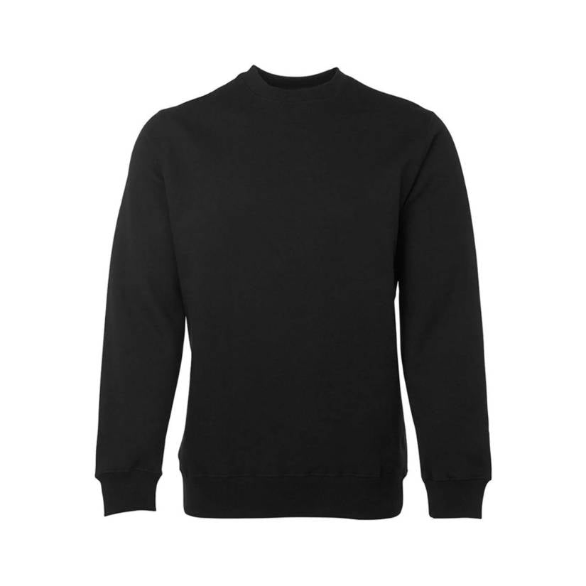 JBs Fleecy Sweater Crew Neck 3XL Black Mens Winter Top by JBs Wear | The Bloke Shop