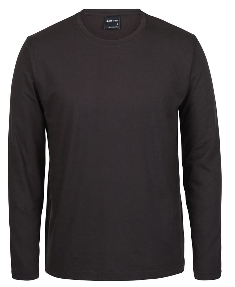 JBs Long Sleeve T Shirt Tee NAVY / BLACK 3XL Gunmetal Menswear Mature Stock Service by JBs Wear | The Bloke Shop