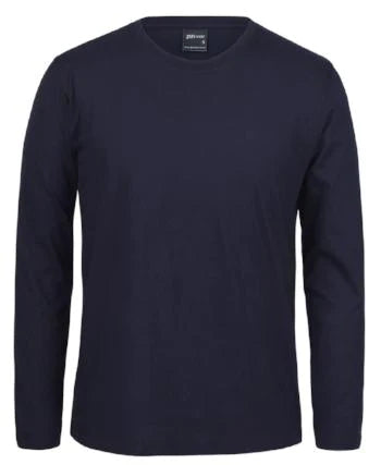 JBs Long Sleeve T Shirt Tee NAVY / BLACK 3XL Navy Menswear Mature Stock Service by JBs Wear | The Bloke Shop