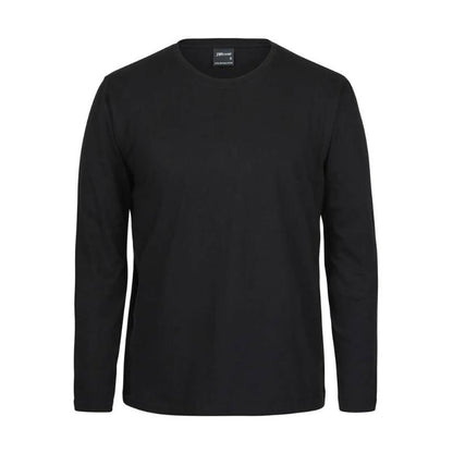 JBs Long Sleeve T Shirt No Cuff 3XL Black Mens Tshirt by JBs Wear | The Bloke Shop