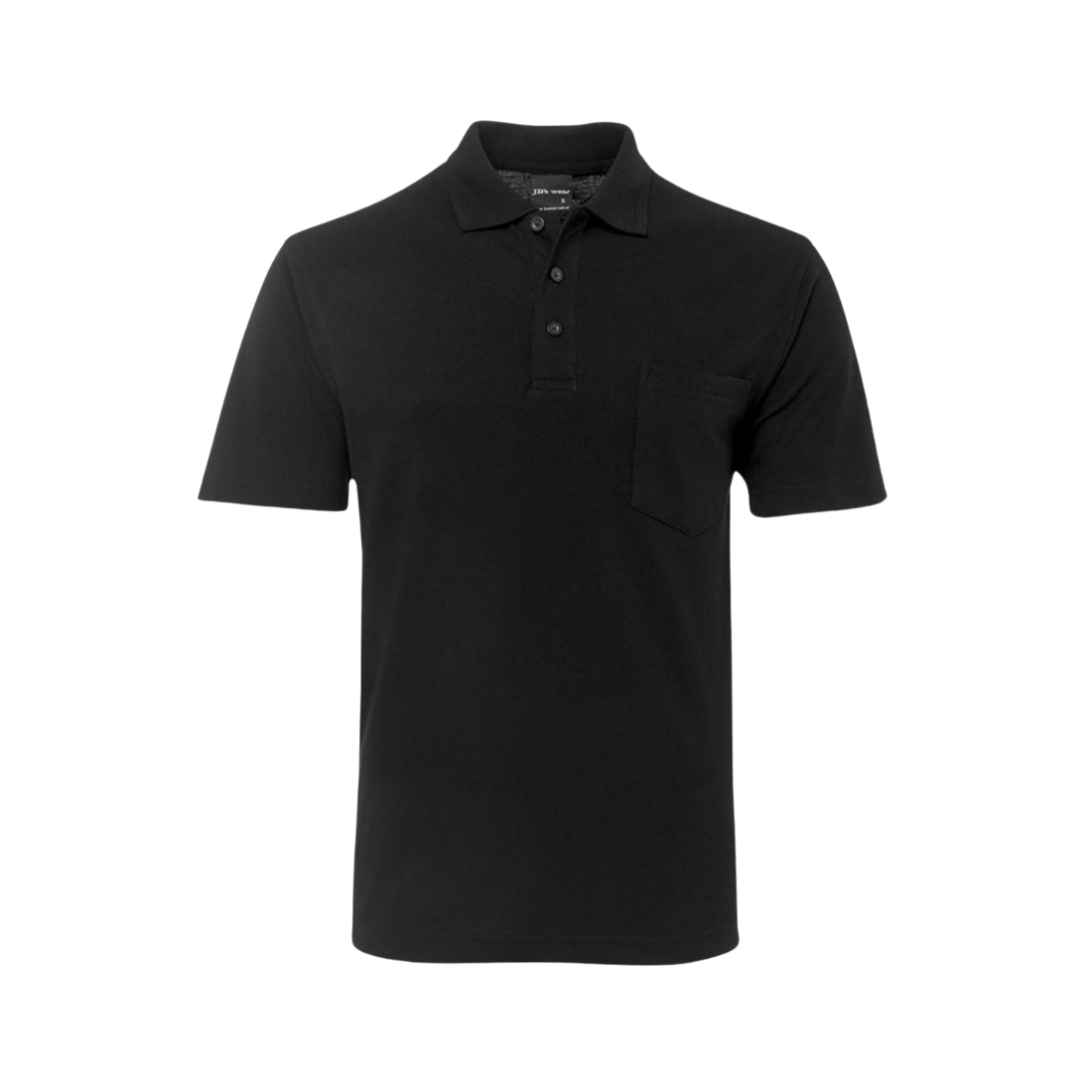 JBs Pocket Polo - Short Sleeve - LOADS OF COLOURS! M Black Mens Polo by JBs Wear | The Bloke Shop