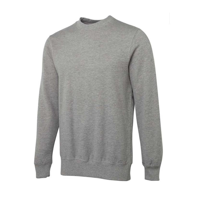 JBs Poly/Cotton Fleece Crew Sweater 3XL Grey Marle Mens Winter Top by JBs Wear | The Bloke Shop