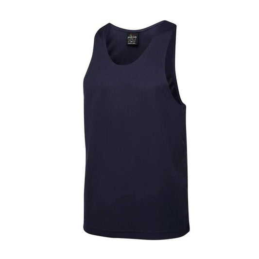 Jbs Singlet Plain 3XL Navy Menswear Mature Stock Service by JBs Wear | The Bloke Shop