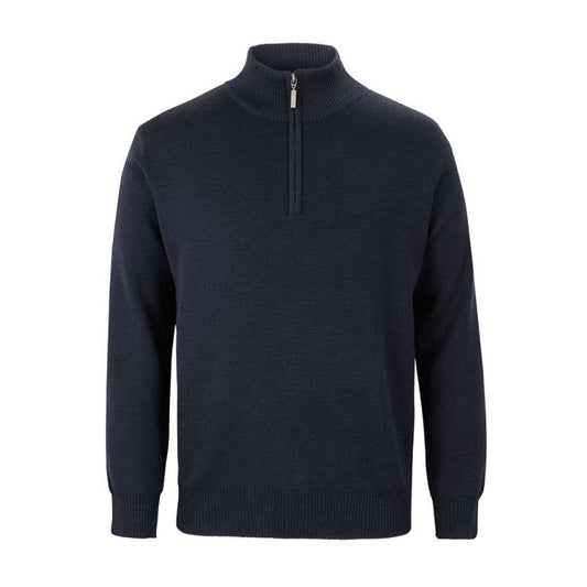 Jumper Corporate Half Zip L Navy Mens Fleece by JBs Wear | The Bloke Shop