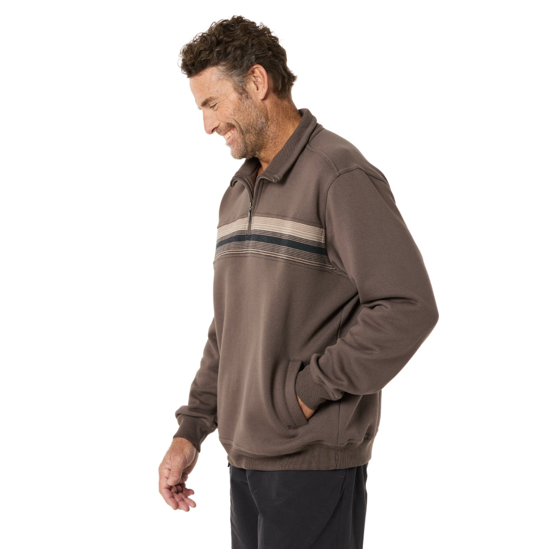 Karl Snowy Mt Half-Zip Fleece Jumper