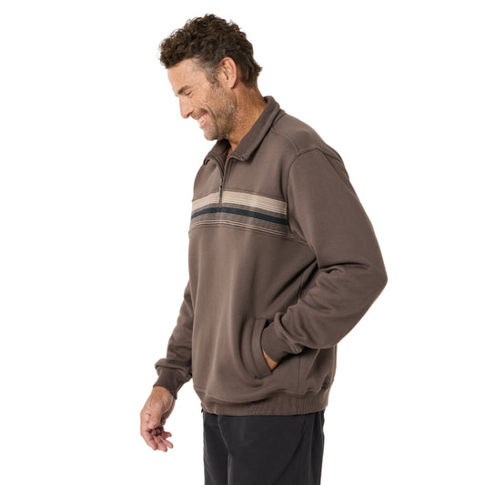 Karl Snowy Mt Half-Zip Fleece Jumper