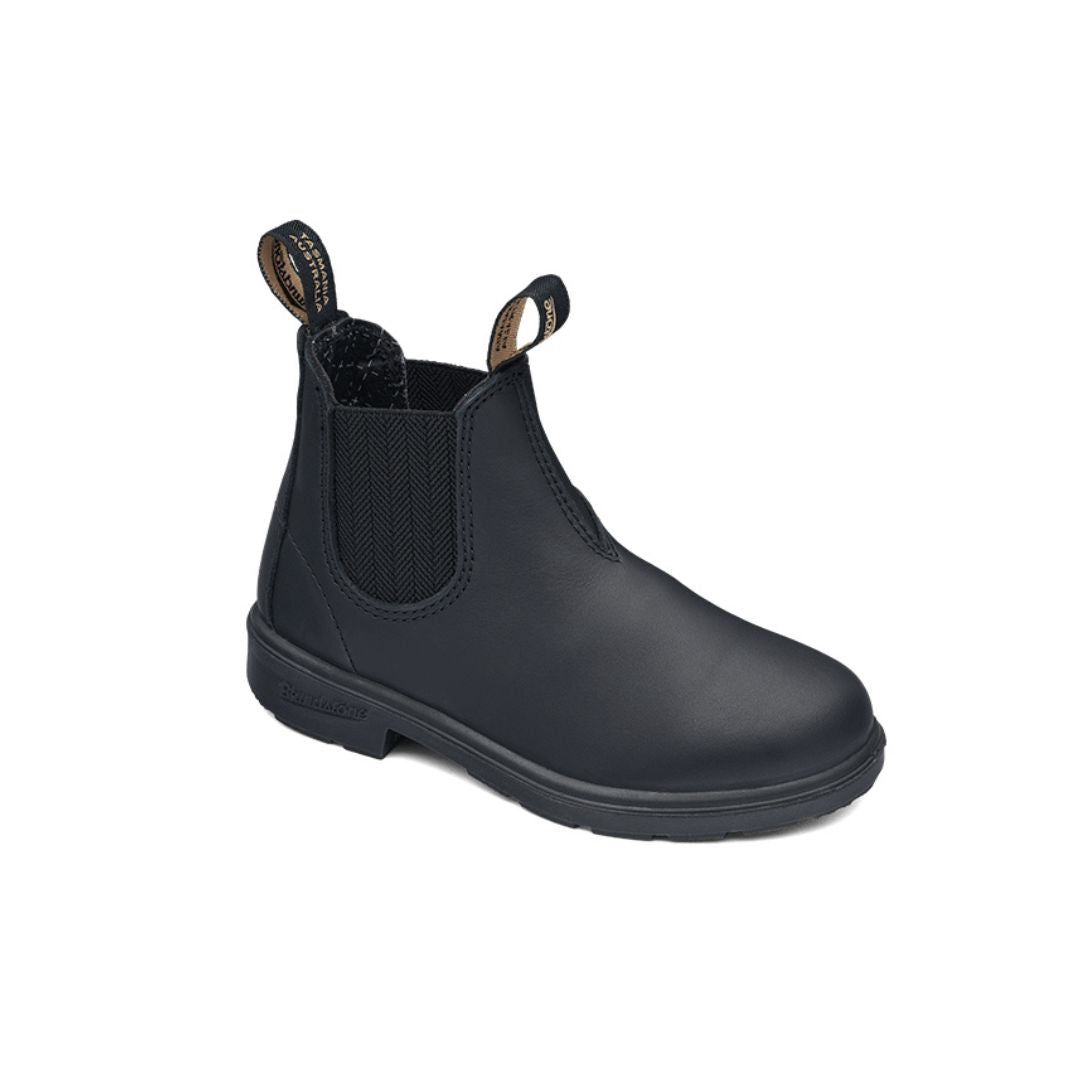 Kids Blundstone 631 Pull-On Boot Black Black Workboots by Blundstone | The Bloke Shop