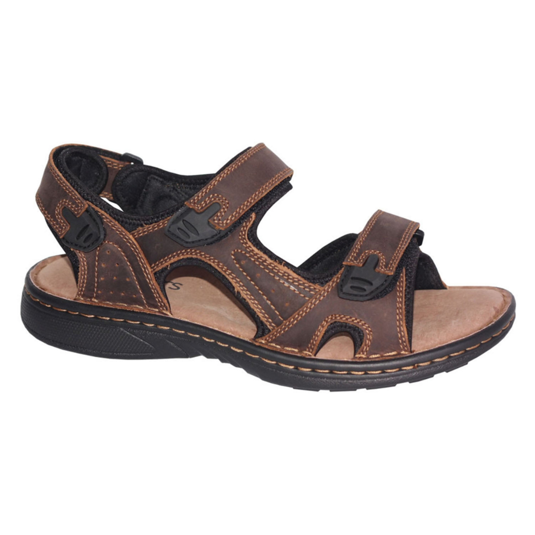 Slatters Kingsmen Sandal - Timber Timber Mens Footwear by Slatters | The Bloke Shop