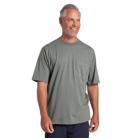 Kinnersly Crew T-Shirt 3XL Glazed Ruby Mens Tshirt by Breakaway | The Bloke Shop