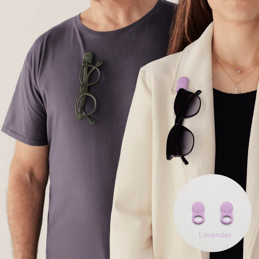 Klipsta SPEX Glasses Clip 2-Pack OS Lavender Accessory by Klipsta | The Bloke Shop