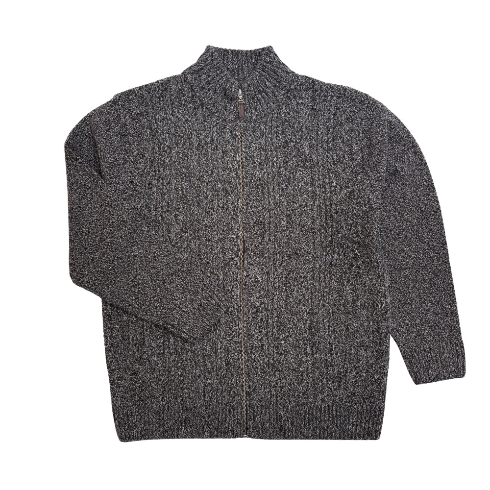 Knit Full Zip Pure Wool