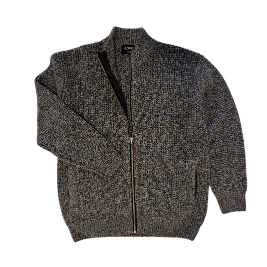 Knit Full Zip Pure Wool