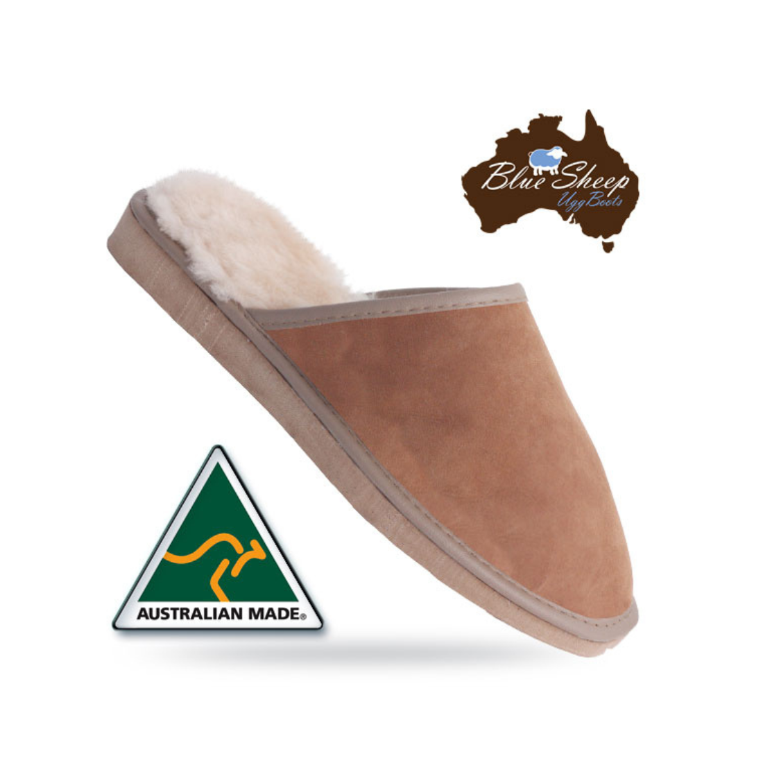 Shop Ugg Boots | Blue Sheep Scuff Slippers in McLaren Vale, South Australia, 30 minutes south of Adelaide. Made in Australia