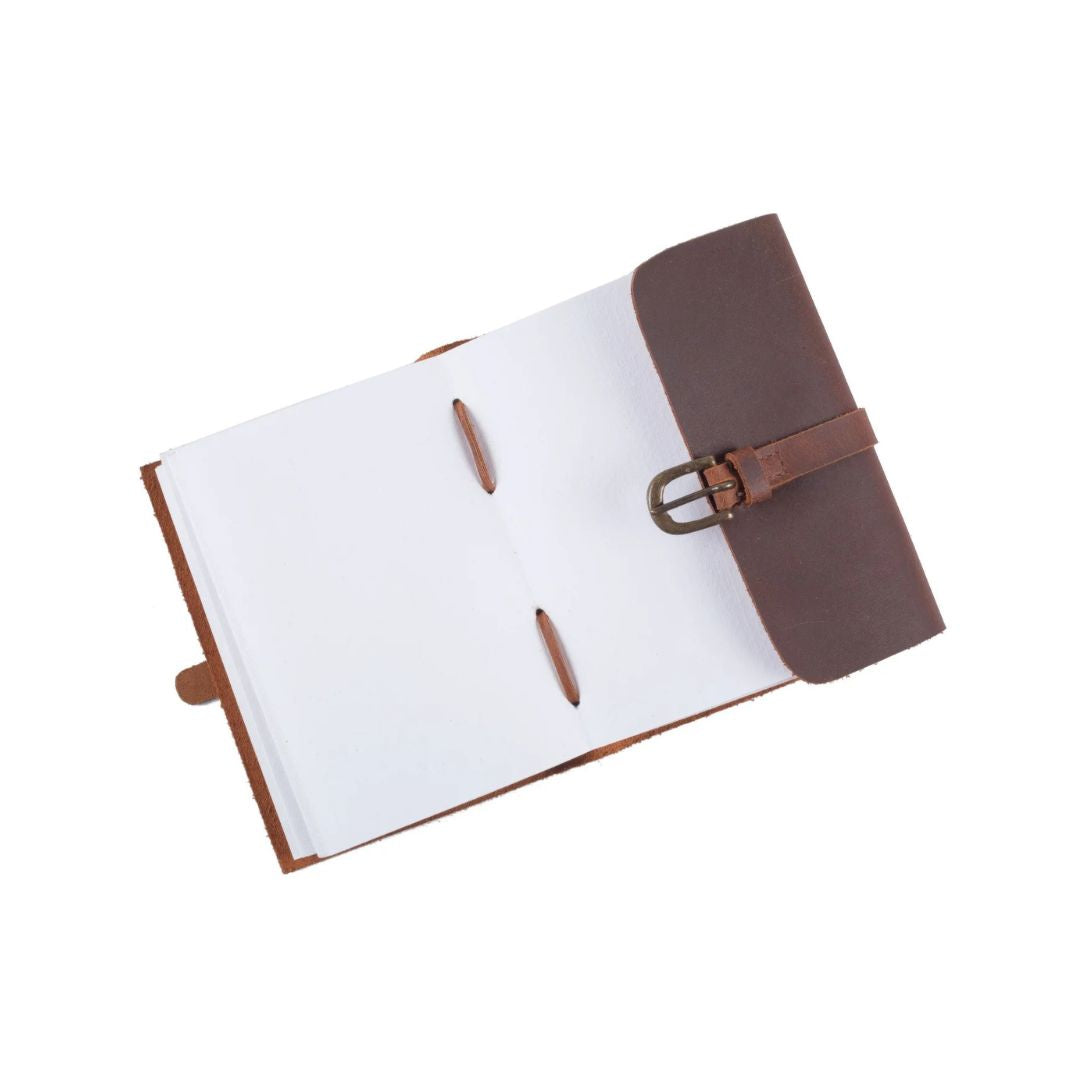 Leather Journal - Buckle A6 Unlined A6 Accessory by Indepal | The Bloke Shop