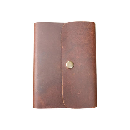 Leather Journal - Clip Refillable A6 Unlined