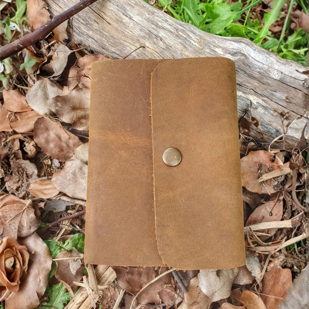 Leather Journal Refillable A6 Lined