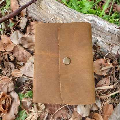 Leather Journal Refillable A6 Lined