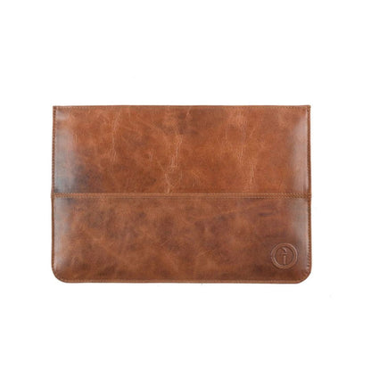Leather Laptop Sleeve - 15 Inch 15 Dusty Antique Accessory by Indepal | The Bloke Shop