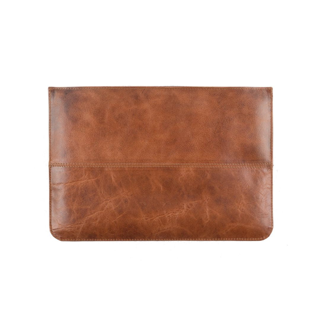 Leather Laptop Sleeve - 15 Inch 15 Dusty Antique Accessory by Indepal | The Bloke Shop