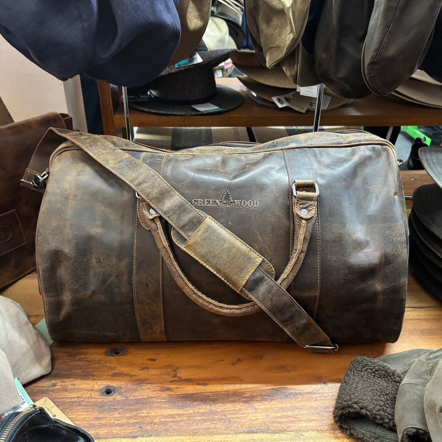 Leather Large Duffel Bag