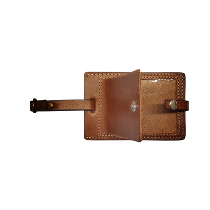 Leather Luggage Tag - Perry OS Accessory by Indepal | The Bloke Shop