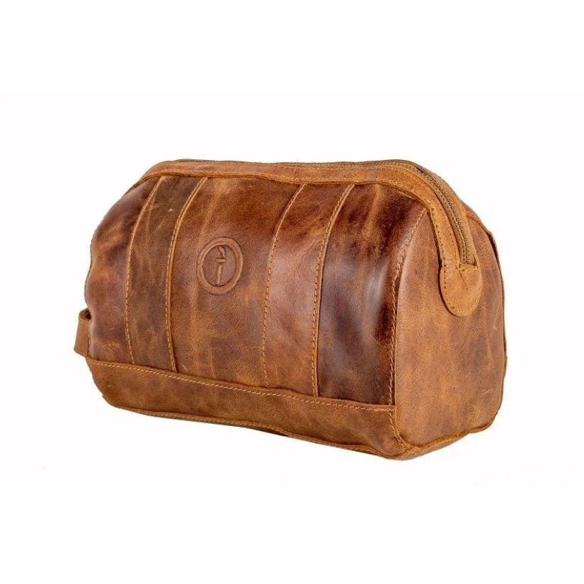 Leather Toiletry Bag - Watson OS Dusty Antique Accessories by Indepal | The Bloke Shop