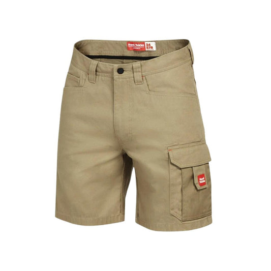 Legends Cargo Short 92R Khaki Workwear by Yakka Workwear | The Bloke Shop