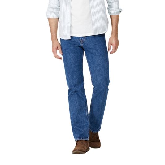 Levis 516 Regular Straight Jean - Stonewash 3030 Stone Wash Mens Jeans by Levi | The Bloke Shop