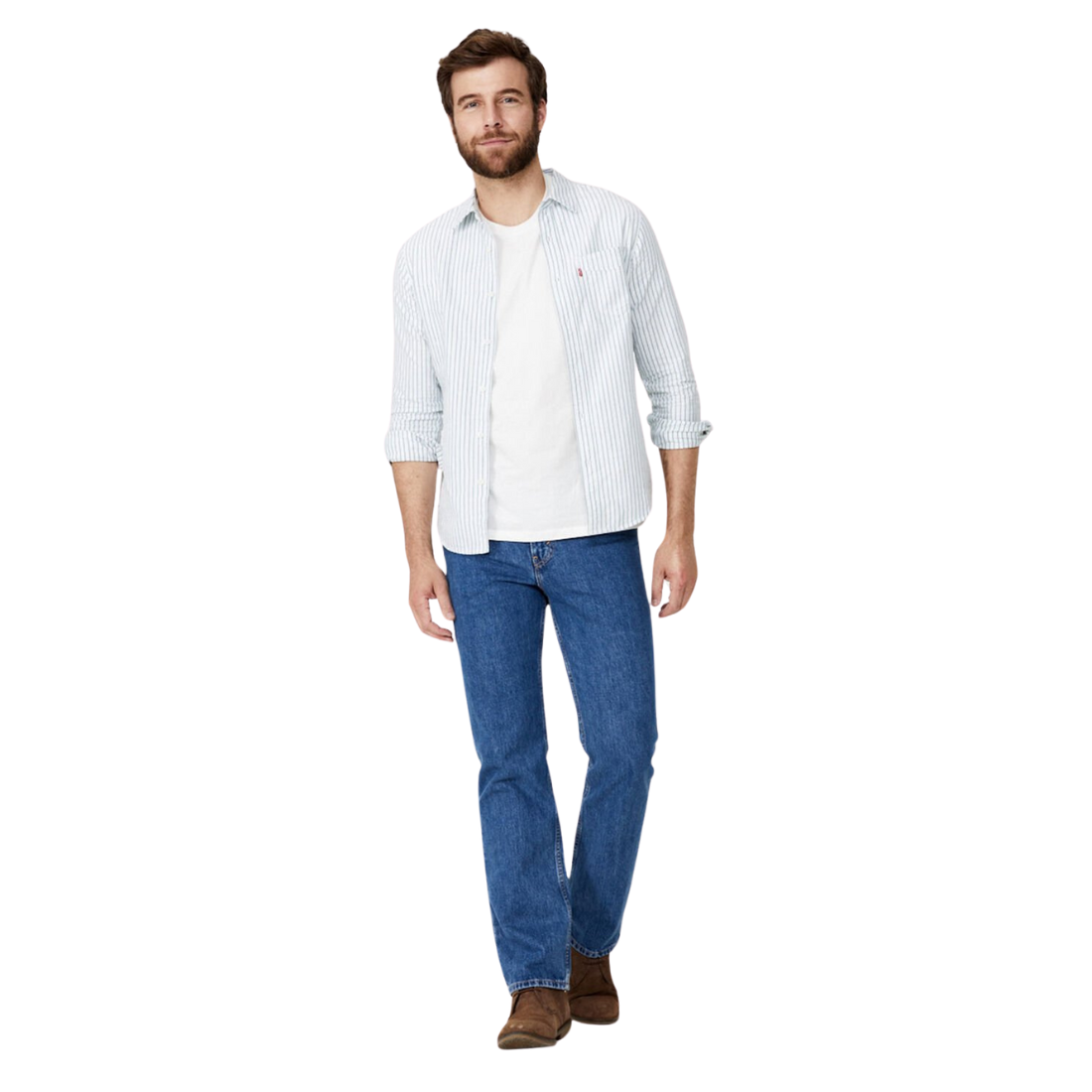 Levis 516 Regular Straight Jean - Stonewash 3030 Stone Wash Mens Jeans by Levi | The Bloke Shop