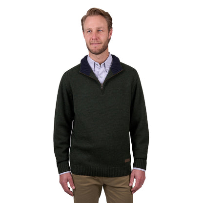 Mason Quarter Zip Neck Jumper