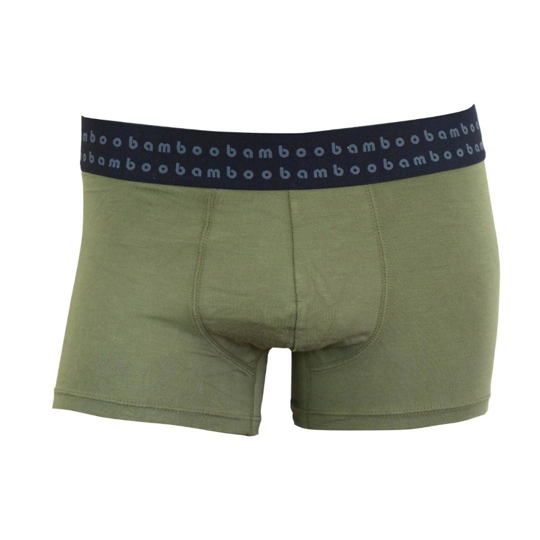 Mens Bamboo Trunks 3XL Olive Trunk by Bamboo Textiles | The Bloke Shop