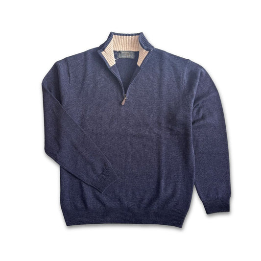 Merino Cashmere Half-Zip Jumper
