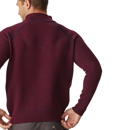 Merino Moss Stitch Crew Knit